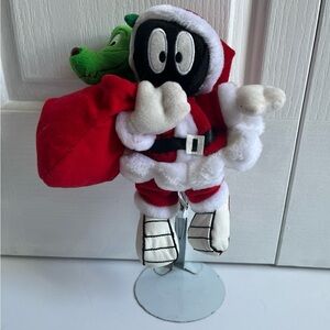 Warner Bros. Studio Store Vintage Marvin the Martian Christmas Plush.